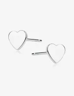 Sidabriniai auskarai Širdutės 925 praba