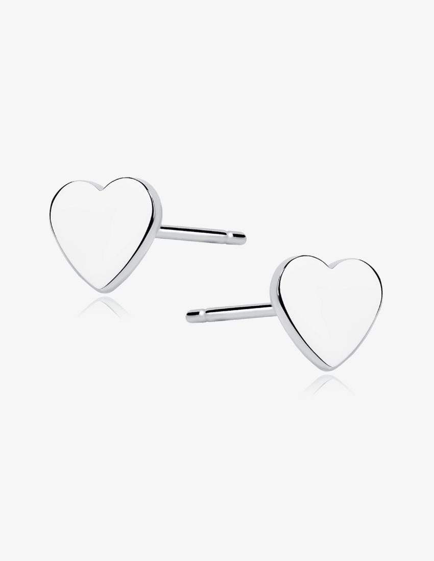 Sidabriniai auskarai Širdutės 925 praba