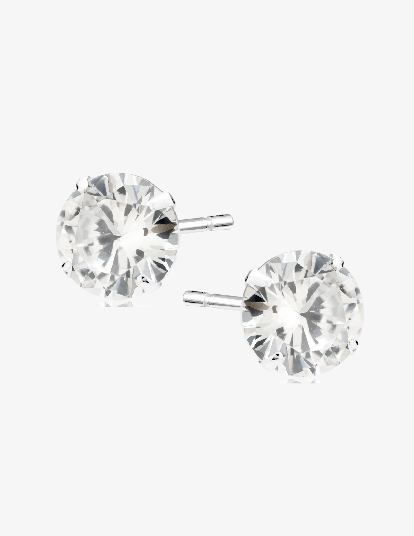 Spindintys sidabriniai auskarai