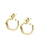 Šiuolaikiški sidabriniai auskarai