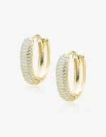 Auskarai rinkutės su cirkoniais