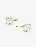 Blizgantys auskarai su cirkoniu