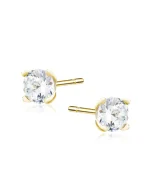 Blizgantys auskarai su cirkoniu