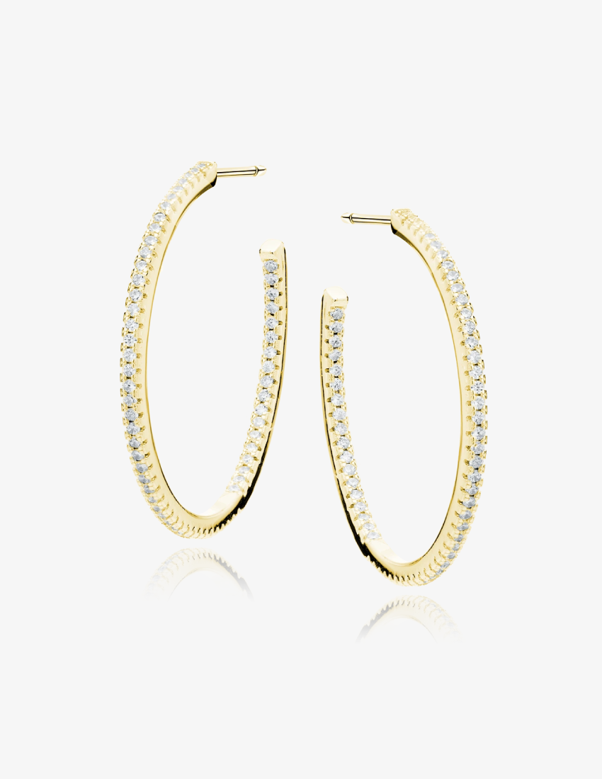 Paauksuoti sidabriniai auskarai rinkutės