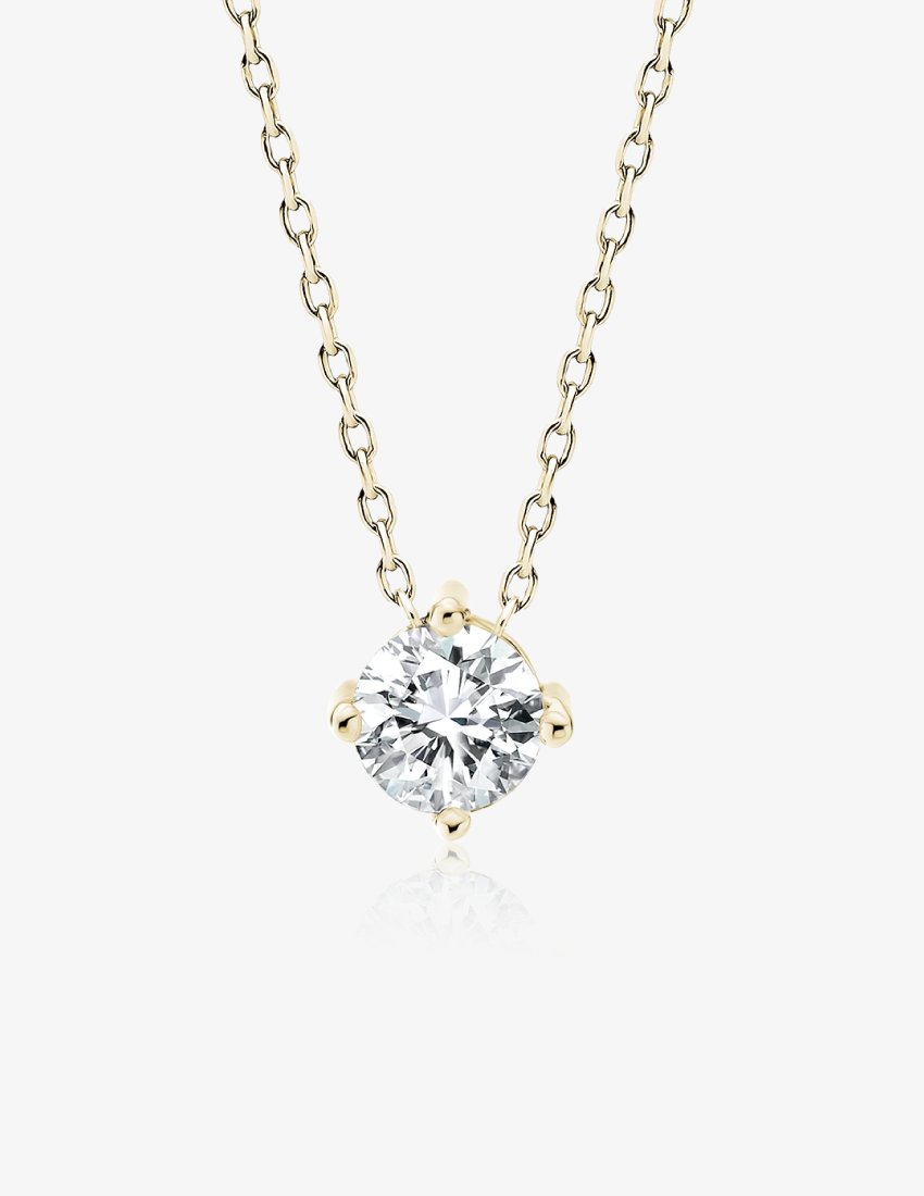 Sidabrinė grandinėlė su cirkonio akmeniu