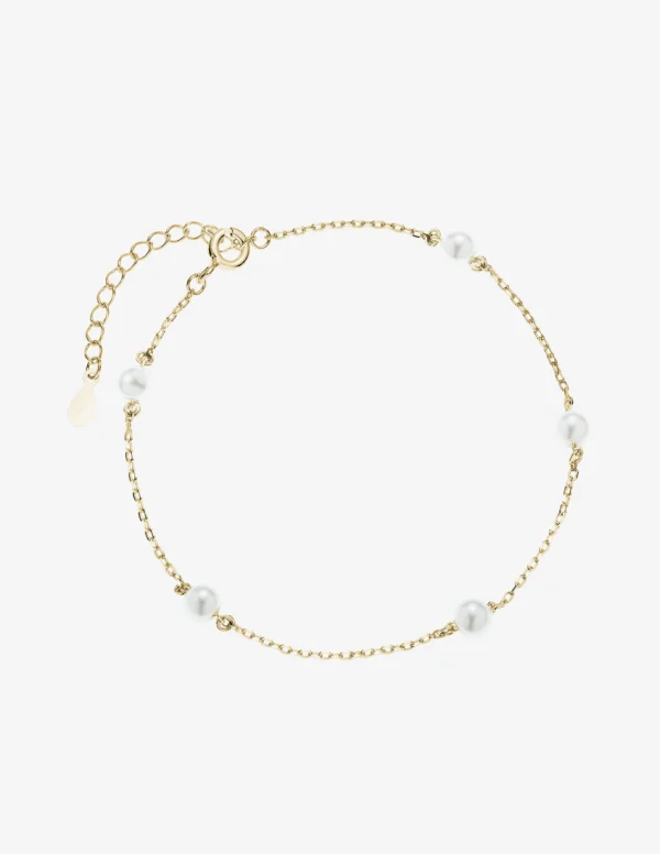 Reguliuojama apyrankė su perlais